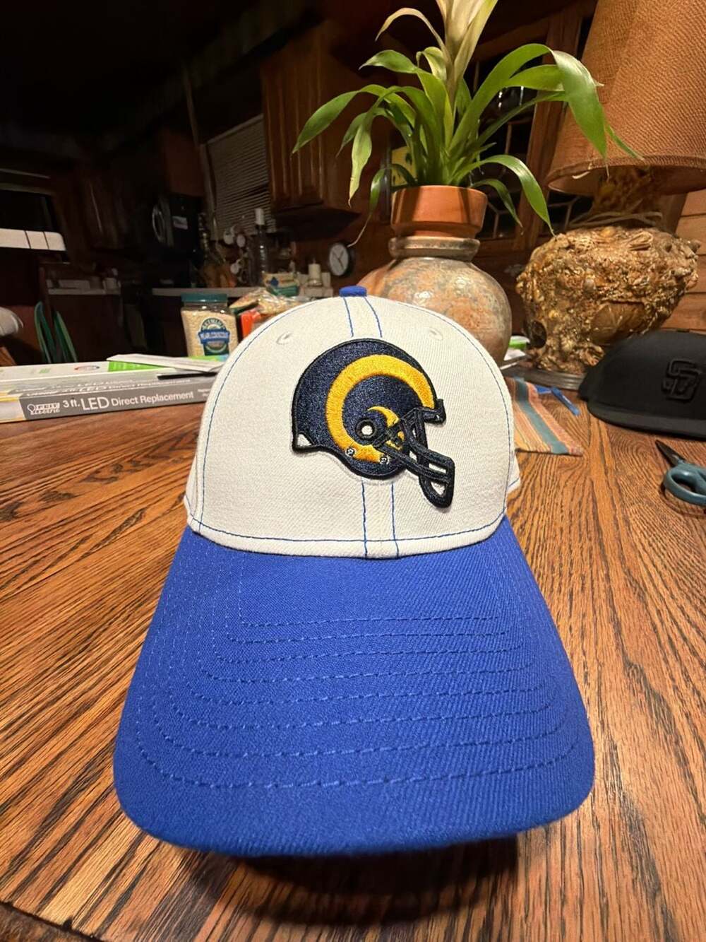 New Era Los Angeles Rams NFL Royal and White 2-Tone 9FORTY Snapback Cap Hat